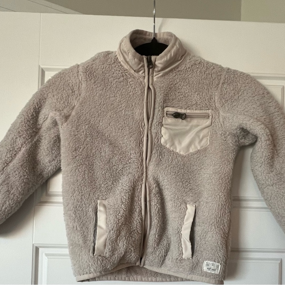 GAP Tan Sherpa fleece